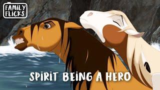 Spirit Rescuing Others  Spirit Stallion of the Cimarron 2002  Family Flicks