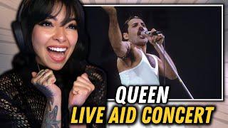 Queen Live Aid First Time Reaction  SINGER REACTS