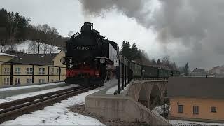 Die Weißeritztalbahn am 04.03.2023  von Freital-Hainsberg bis Kurort Kipsdorf