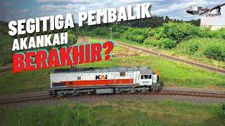 GAMPANG KOK ️ Akses Jalan Menuju REL SEGITIGA PEMBALIK #keretaapikita