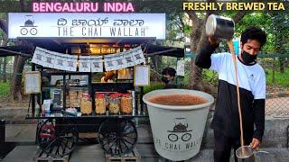 Freshly brewed tea at THE CHAI WALLAH JP nagar Bengaluru  Tea cafe  Indian street food  Chaiwala