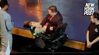 Paralyzed Councilman Chris Hinds forced to crawl onto debate stage with no wheelchair ramp  NY Post