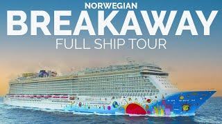 NORWEGIAN BREAKAWAY FULL SHIP TOUR 2023  ULTIMATE CRUISE SHIP TOUR OF PUBLIC AREAS  NCL CRUISE