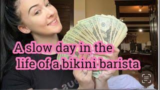 a slow day in the life of a bikini barista