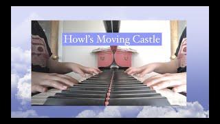 howls moving castle - one take piano cover  by megan owen