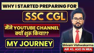 Railway Graduation में fail होने के बाद 1st Attempt में SSC CGL कैसे निकाला  Shivam Vishwakarma