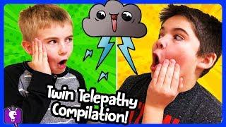 Twin Telepathy LONG VERSION  Can They Sync Their Minds? Funny Surprise Compilation with HobbyKids