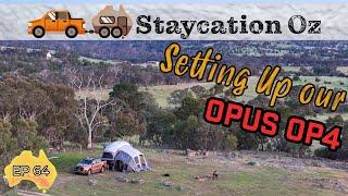 EP64 Setting up our Opus OP4 Camper Trailer  Air Opus Setup Guide  Inflatable Camper Trailer