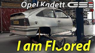 Restoration of a unique Opel Kadett GSI FLOORS Done