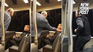 Bigot attacks Asian passenger on train while horrified commuters watch  New York Post