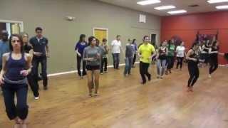 iFreeStyle Intermediate Dominican Bachata Footowork Workshop 2014