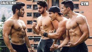 CALISTENIA VS YOUTUBERS FITNESS  Gym vs Calistenia - Street Workout