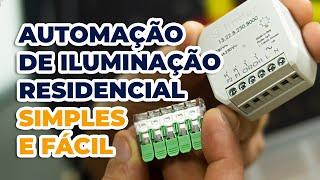 Como fazer uma automação de iluminação residencial?  SIMPLES E FÁCIL