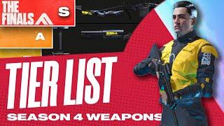 The Finals Weapon Tierlist Prediction - Season 4 all builds  Recoil patterns for all the guns