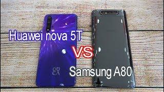 Huawei nova 5T vs Samsung Galaxy A80  SpeedTest and Camera comparison