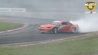 David Meunier - Nissan Silvia S14 drifting at Drift Kings International Series 2024 Rd2 France 