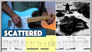 David Gilmour - SCATTERED Guitar Solo Tutorial + Tabs  Luck and Strange