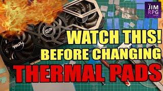 WATCH THIS Before Changing RTX 3080 and 3090 Thermal Pads. Especially Palit Owners