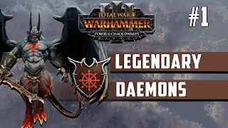 Legendary Daemons Of Chaos - Immortal Empires Campaign - Total War Warhammer 3  Episode 1