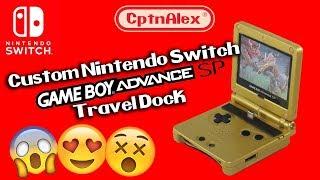 Custom Nintendo Switch Dock - Gameboy Advance SP - POCKET TRAVEL DOCK