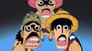 Luffy almost drowned and Found a Skypiea Map »One Piece« Episode 144