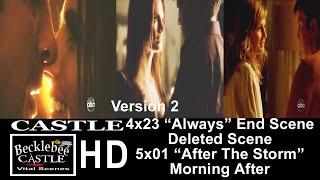 Castle 4x23 Always End Scene Kiss Deleted Scene Version 2 Brightened  5x01 After The Storm HD