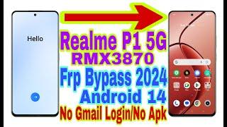 Realme P1 5G RMX3870 Android 14 Frp Bypass  New Trick 2024  No PcBypass Google Lock 100%Working