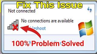 Windows 7 WiFi Problem Fixed  Best Methods in 2024  WiFi Connections Problem in Laptop