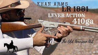 Khan Arms Lever Actıon 410ga Levyeli Yivsiz Av Tüfeği 36 cal “Eski Amerikan Sanatı”