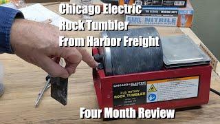 Harbor Freight Rock Tumbler 4 Months Later  Beginners Tumbling Review