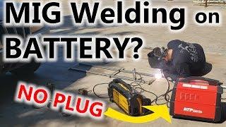 How To MIG Weld on Battery Power