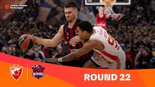 Zvezda-Baskonia  Round 22 Highlights  2023-24 Turkish Airlines EuroLeague