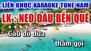 Liên Khúc Neo Đậu Bến Quê Karaoke Nhạc Sống Khánh My  Dễ Hát Nhất