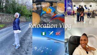Travel Vlog  Relocating From Nigeria  to The Uk  Solo Travel #travelvlog #relocationvlog