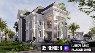 D5 Render Full Exterior Course 3.0 Classical Building