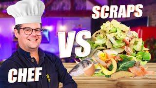 Can a Chef Make Amazing Dishes from Scraps?  Food Scrap Challenge 2  Sorted Food