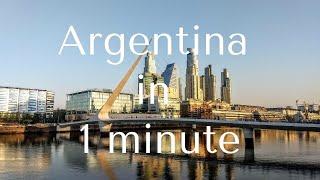  Explore Argentina country of the best meat  by One Minute City