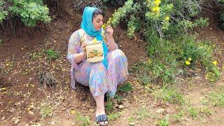 Old Way Of Cooking Sugar in The Country Style  Local dish of Kurdistan with lamb