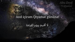 Abu Zeyd ▶Təravih Namazı . Qiyamət surəsi Surah Al-Qiyamah