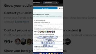 Automatically invite Facebook page Liker