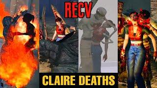 RECV  Ryona  Claire Normal Death Scenes  รวมฉากแคลร์แตกใน RE CODE Veronica-X