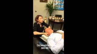 Chiropractor Adjusts Chiropractor Local Lacey Olympia WA Dr David Warwick