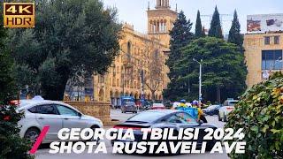 【4K】Walking in Georgia TbilisiShota Rustaveli Ave