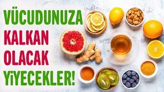 Vücudunuza KALKAN Olacak Yiyecekler  Faydalı Şeyler  Sağlıklı Yaşam Sırları