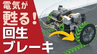 走っているのに充電できる仕組み_速く走るためにタービンとモーターを直結？