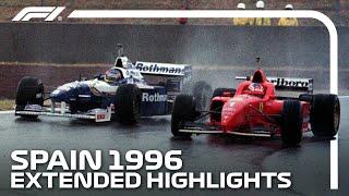 Extended Race Highlights  1996 Spanish Grand Prix