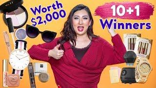 GIVEAWAY - $2000 Makeup & Skin Care - ONE MILLION Subscribers 10+1 Winners