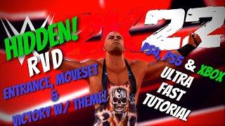 WWE 2K22 How To Download RVD HIDDEN DLC Entrance Move-set & Victoryw THEME PS4 PS5 Xbox & PC