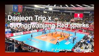 Daejeon Trip x V-league x JeongGwanJang Red Sparks  PO 2nd Round  2024 Mar
