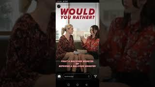 Legacies Would you rather? w Jenny Boyd and Kaylee Bryant